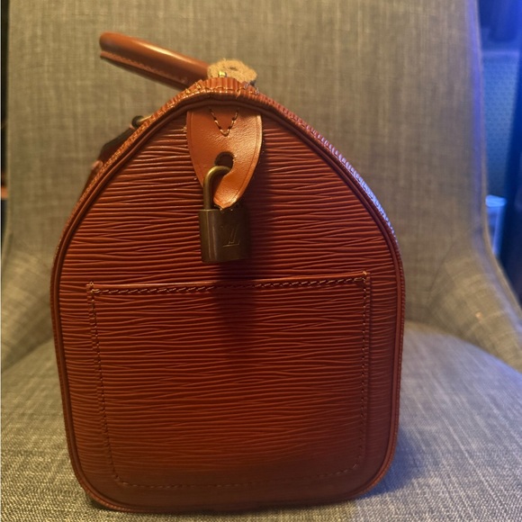 Louis Vuitton Speedy 30 bag in Epi Leather in Kenyan Fawn - Vintage - Picture 3 of 13